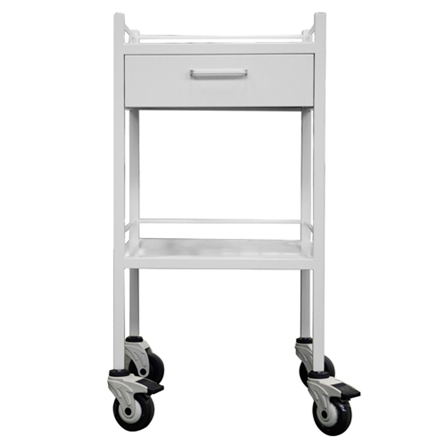 Medical Furniture Powder Coated Trolley 1 Drawer