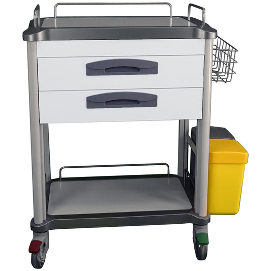 Medical Furniture Treatment Trolley 2 Drawers