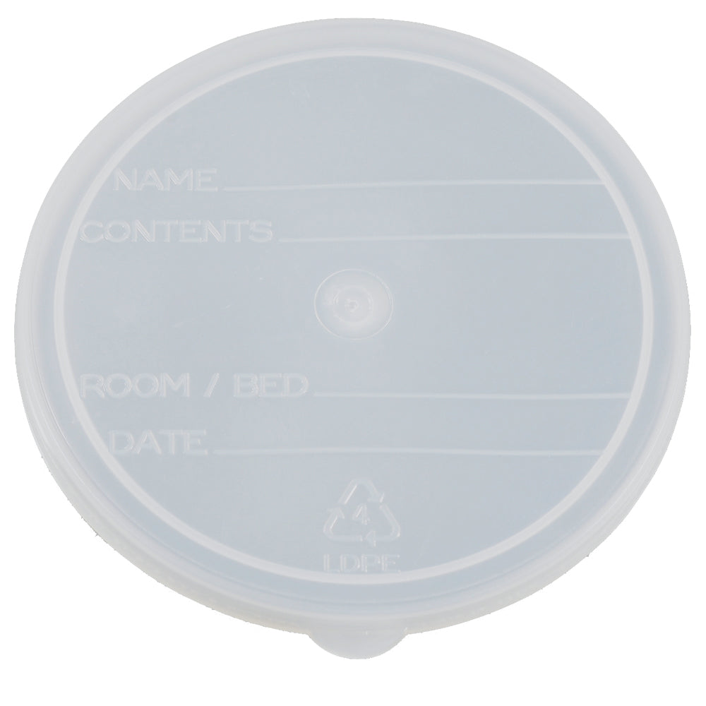 Medical Disposable Denture Bowls Lids 250ml - 500