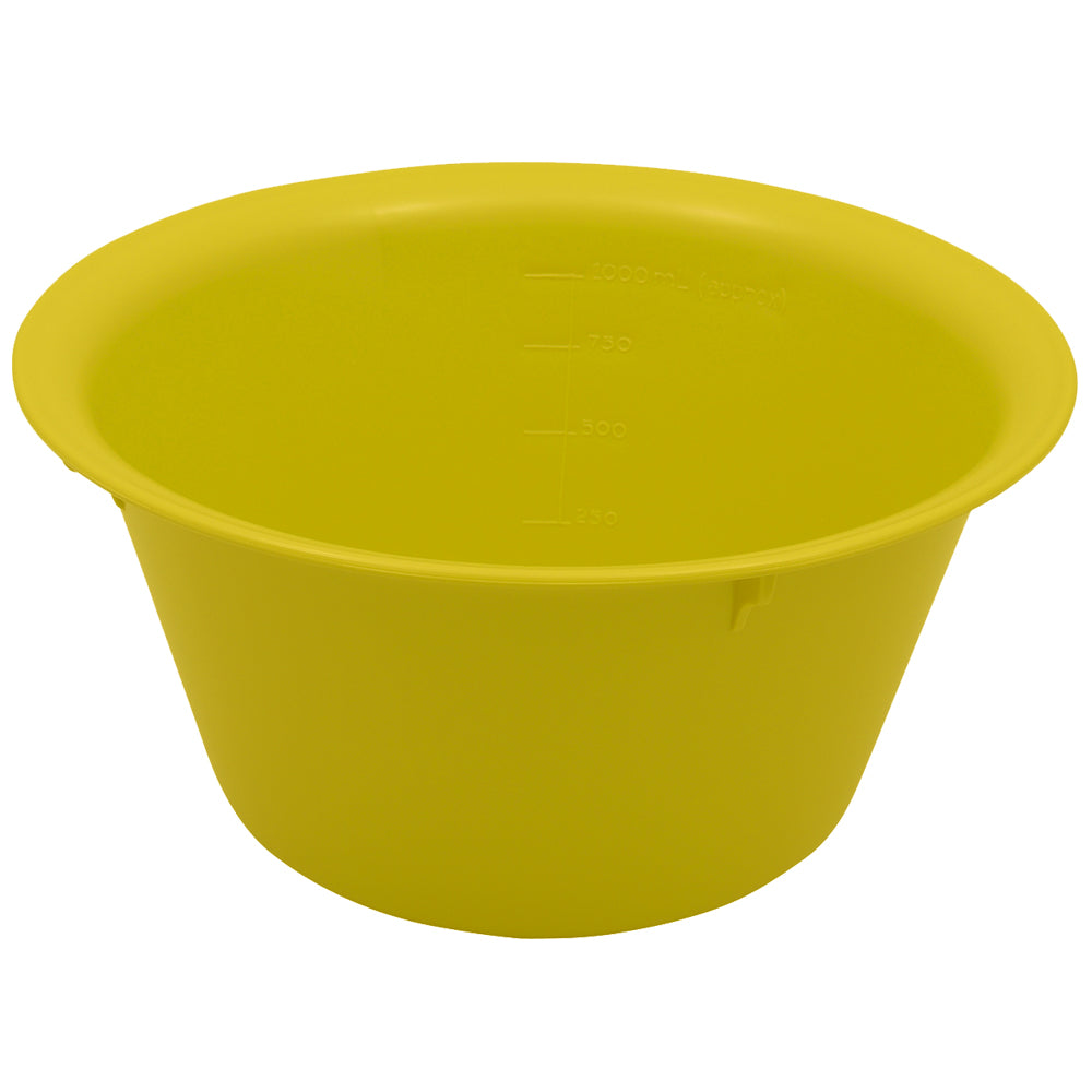 Medical Autoclavable Bowls Yellow 1000ml - 10