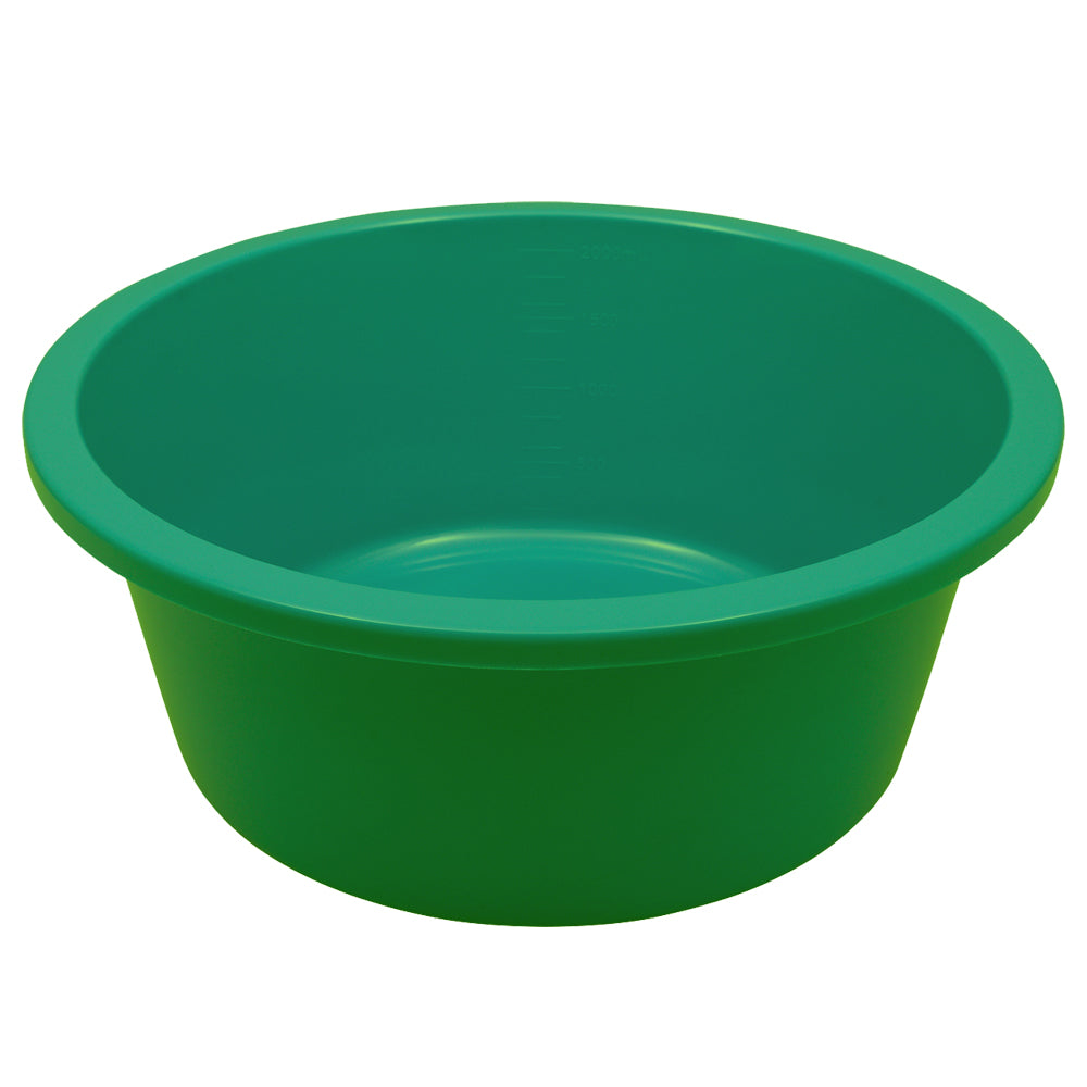 2000ml Disposable Green Bowls 100 Ga2 Medical