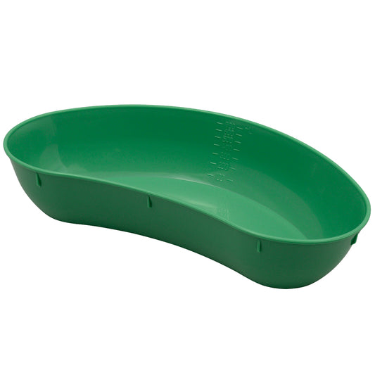 700mL Autoclavable Green Kidney Dishes - 100