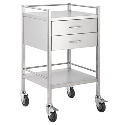 Stainless Steel Trolley 2 Drawers