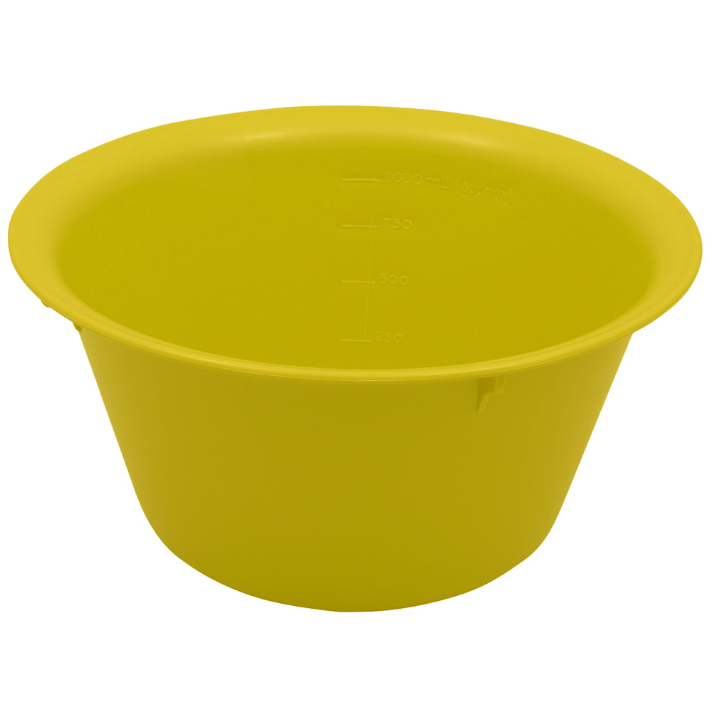 1000mL Autoclavable Yellow Bowls - 10