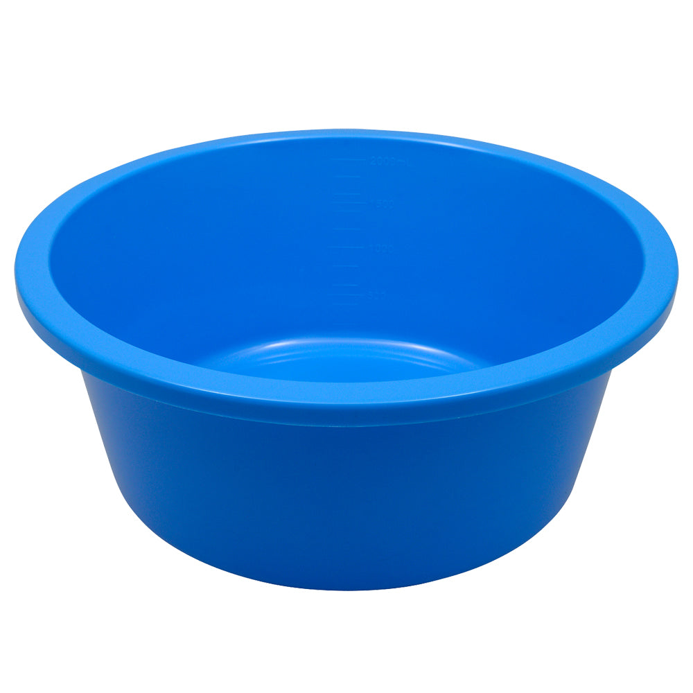 2000mL Disposable Blue Bowls - 25