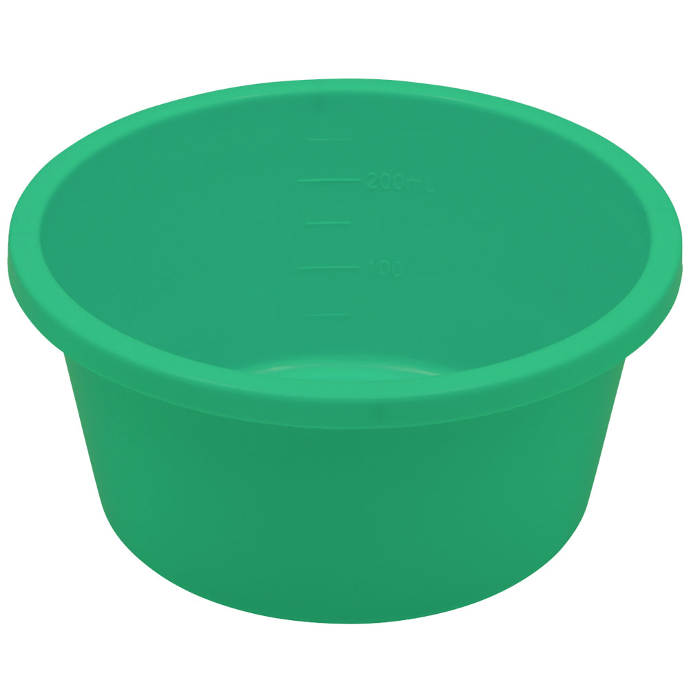 Medical Disposable Denture Bowls Green 250ml - 25